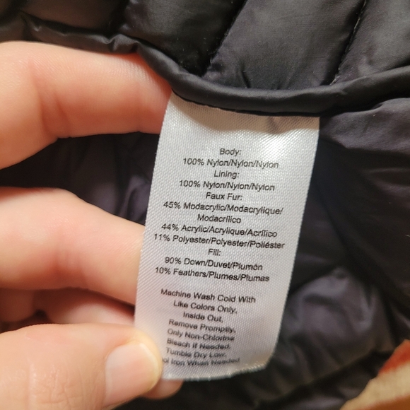 Calvin Klein Black Down Feather Vest - Picture 5 of 5